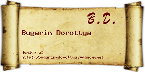 Bugarin Dorottya névjegykártya