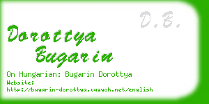 dorottya bugarin business card